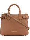 BURBERRY House Check Detailed Tote,3980803