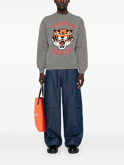 Kenzo Lucy Tiger-intarsia Jumper
