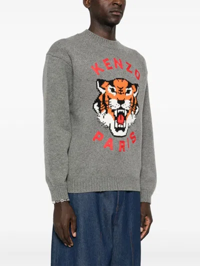 Kenzo Lucy Tiger-intarsia Jumper