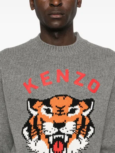 Kenzo Lucy Tiger-intarsia Jumper