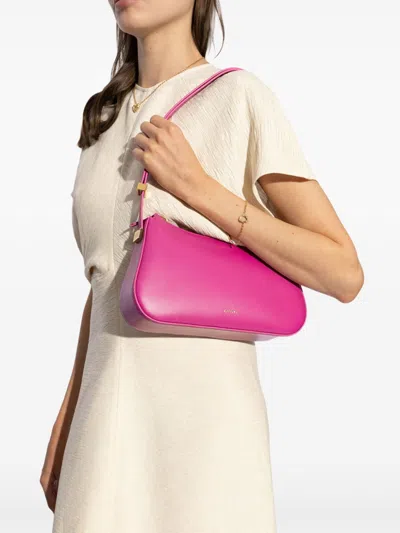 Lanvin Smooth Grain Calf Leather Shoulder Bag