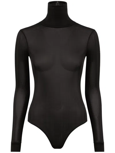 Maison Margiela Maison Martin Margiela Women Body Collo Alto Semitrasparente