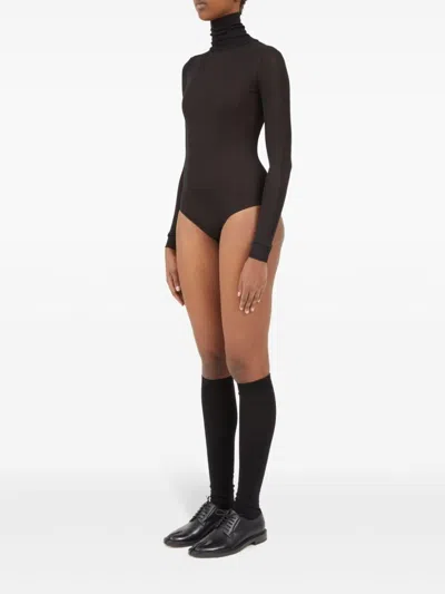 Maison Margiela Maison Martin Margiela Women Body Collo Alto Semitrasparente