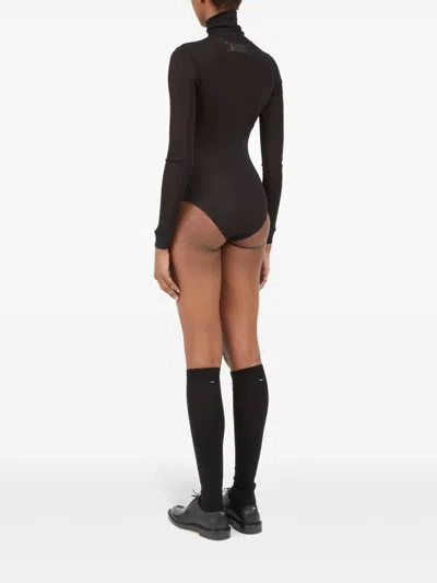Maison Margiela Maison Martin Margiela Women Body Collo Alto Semitrasparente