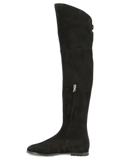 Maison Skorpios Stefania Leather Over-the-knee Boots