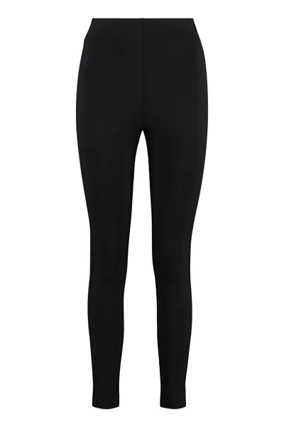 Moncler Brand-embossed Slim-fit High-rise Stretch-woven Leggings