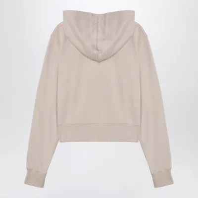 Palm Angels Logo Hoodie Light Beige