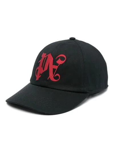 Palm Angels Logo-embroidered Cotton Baseball Cap
