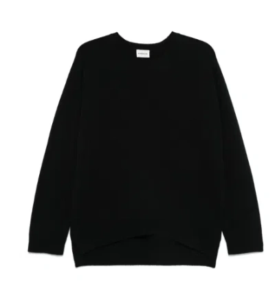 P.a.r.o.s.h Parosh Black Wool-cashmere Ribbed Sweater