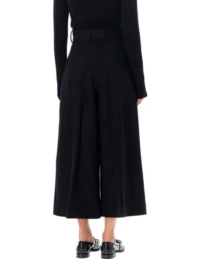 Patou High-waisted Wide Leg Culotte Pants In Size 36