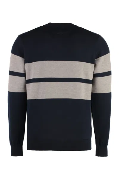 Paul & Shark Virgin Wool Crew-neck Sweater