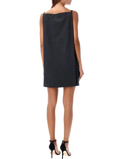 Philosophy Di Lorenzo Serafini Belt Detail Mini Dress