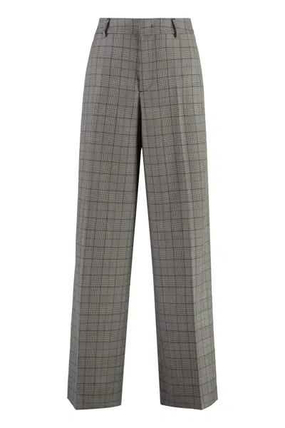 Pt01 Wool Wide-leg Trousers