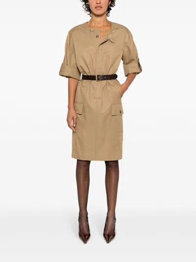 Saint Laurent Saharienne Dress