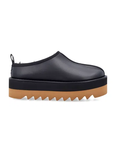 Stella Mccartney 'sneak-elyse' Black Mules With Open Rear