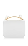 MARNI White Vitello Leather Shoulder Bag