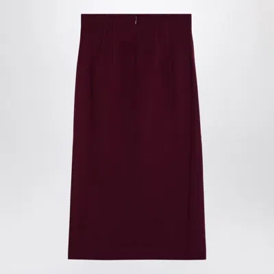 The Andamane Stephanie Wool-blend Midi Skirt