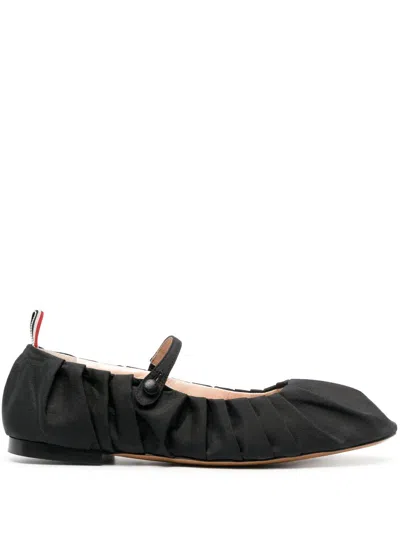 Thom Browne Women's Elegant Calf Leather Ballerinas