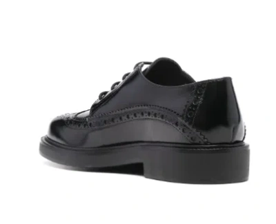 Tod's Lace-ups Leather Oxford Black