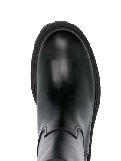 Tod's Buckle-detail Leather Boots