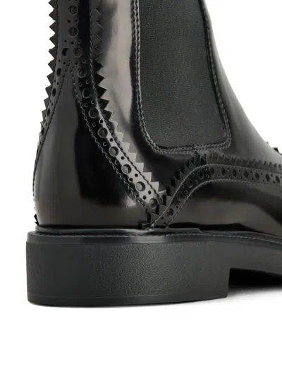 Shop Tod's Black Patent Leather Boots