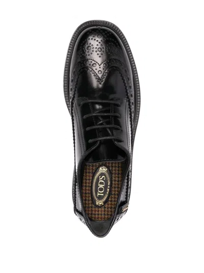 Tod's Lace-ups Leather Oxford Black