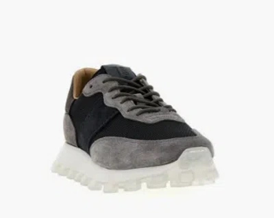 Tod's Suede-panel Ribbed Sneakers
