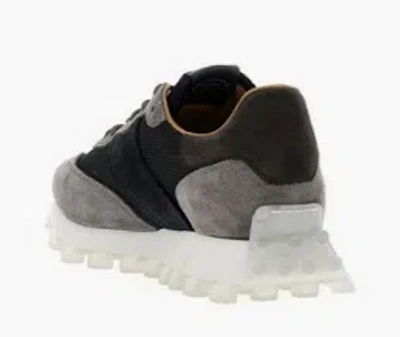 Tod's Suede-panel Ribbed Sneakers