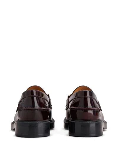 Tod's Loafers With Buckle And Golden Front