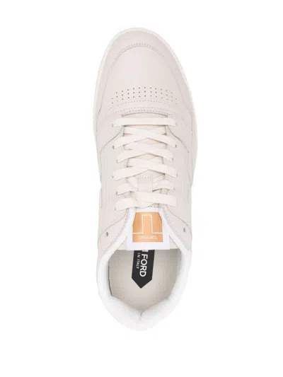 Tom Ford Round Head Lacing Low-cut Casual Sneakers