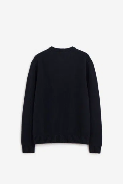 Aspesi Crew-neck Sweater In Blue