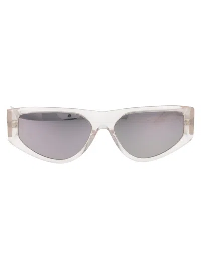 Gcds Geometric-frame Sunglasses In Crystal