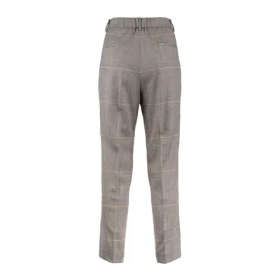 Incotex Wales Pants In Virgin Wool In Multicolor