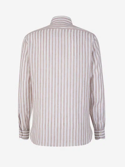 Luigi Borrelli Fabio Shirt In Terracota