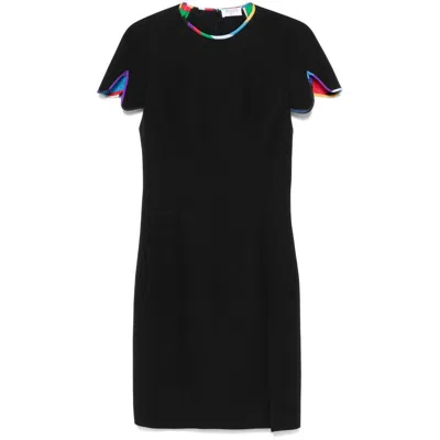 Pucci Marmo-print Trim Mini Dress In Multicolor