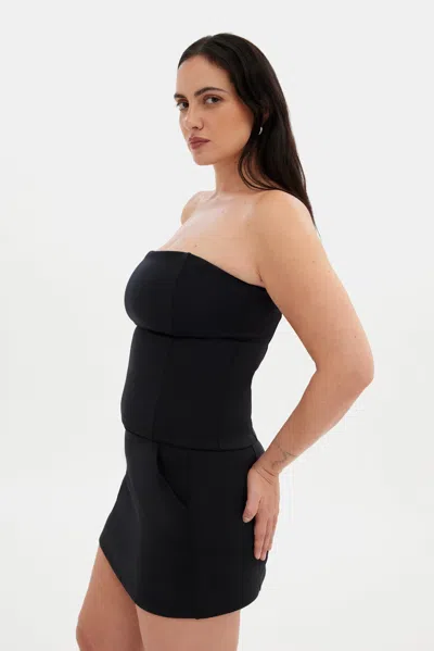 Girlfriend Collective Black Toni Tube Top