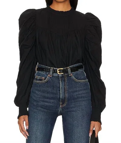 Cleobella Irina Blouse In Black In Black