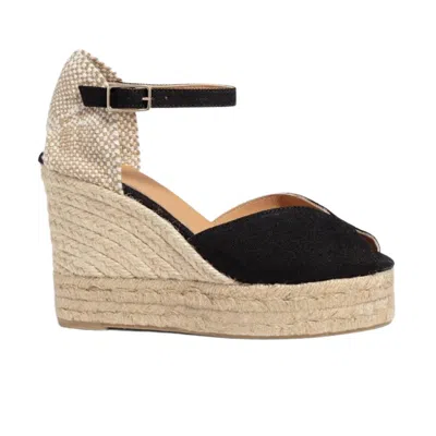 Castaã±er Castañer Woman Espadrilles Black Size 10 Textile Fibers In Black