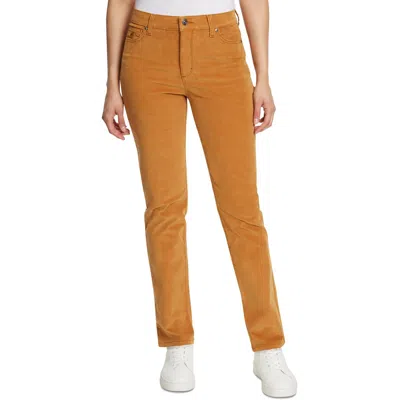 Gloria Vanderbilt Amanda Womens Slimming High Rise Straight Leg Pants In Multi