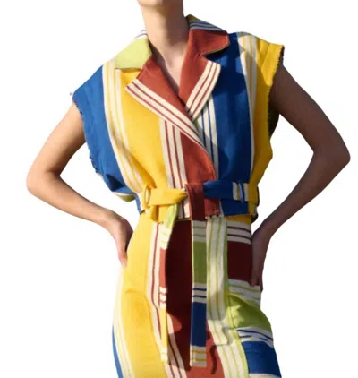 Escvdo San Jose Mini Jacket In Multi In Multi