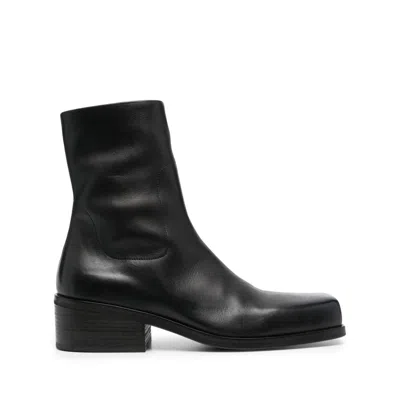 Marsèll Cassello 70mm Leather Boots In Black