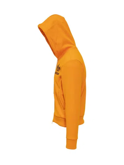 Adidas Originals By Wales Bonner Track Hoodie Sweatshirt In Orange Polyester In Orange