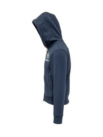 Adidas Originals By Wales Bonner Hooded Sweatshirt In Blue