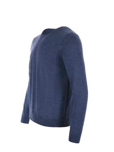 Hugo Boss Boss  Sweaters In Blu Melange