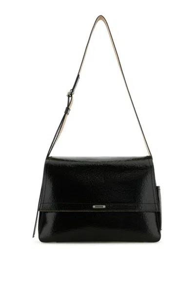 Alexander Mcqueen Crackled Leather Handbag In Multicolor