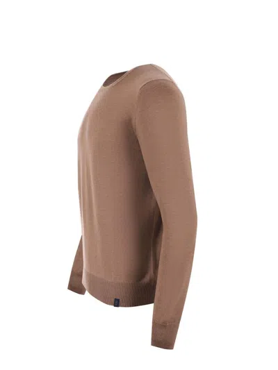 Fay Sweater In Brown