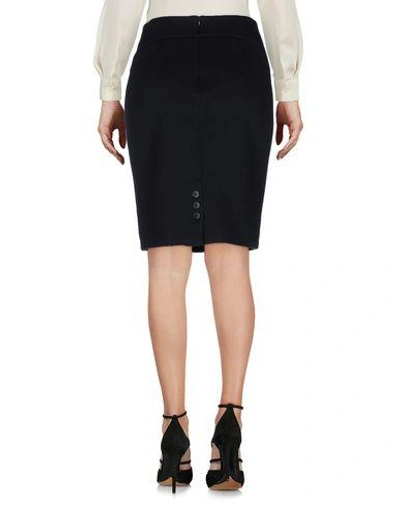 Shop Emporio Armani Knee Length Skirt In Black