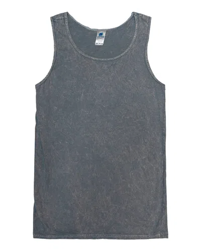 Colortone Mineral Wash Tank Top In Grey