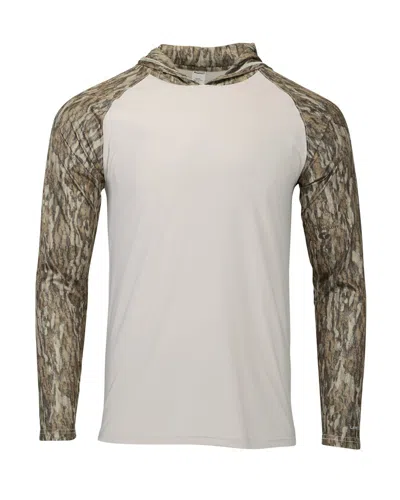 Paragon Biloxi Performance Colorblocked Hoodie In Beige