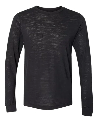 Bella+canvas Jersey Long Sleeve Tee In Grey